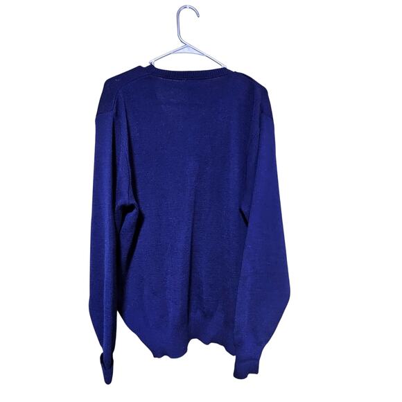 HySport International Wool Sweater Mens Sz 22 (XL) Vintage Navy W/Australia Logo - Picture 2 of 5